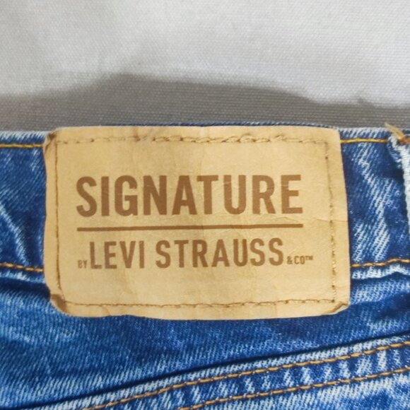 Signature by Levi Strauss Jeans men's size W32/L32 Relaxed fit denim blue colour - Picture 5 of 15